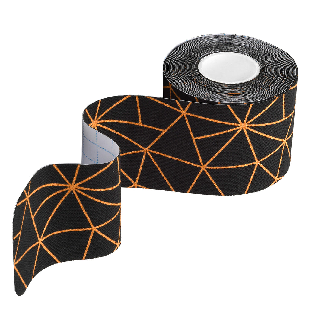 MarkSyn Copper Infused Kinesiology Tape Precut Single Roll - Black Copper